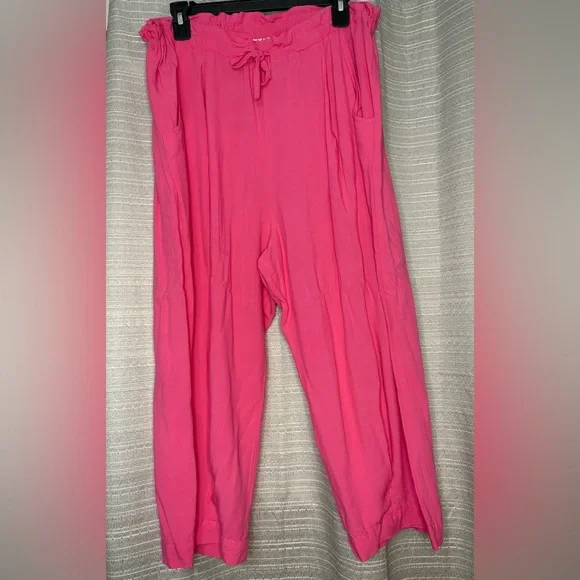 Jams World Vibrant Pink Tank Top & pants Set (Vintage) - Picture 6 of 8